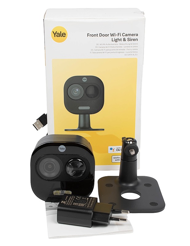 YALE Front Door Wi-Fi Camera Light & Siren valvontakamera - Muu elektroniikka - 10105597857 - 0