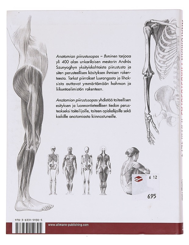 Anatomian piirustusopas : ihminen - Szunyoghy, András - Tietokirjat ja oppaat - 10105597852 - 1