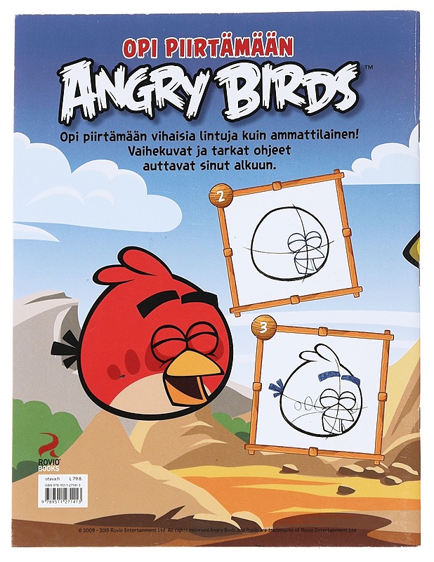 Angry birds : opi piirtämään - Marroquin-Burr, Kristina - Lastenkirjat - 10105597862 - 1