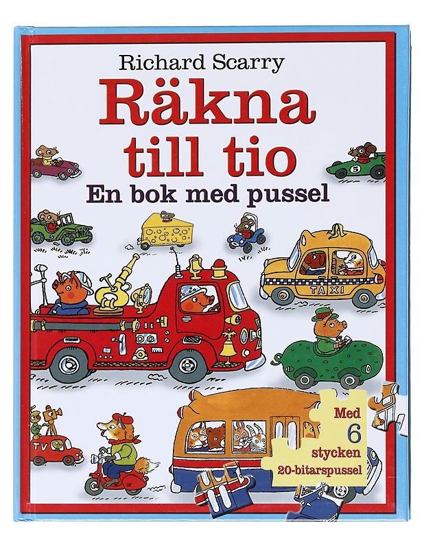 Räkna till tio: en bok med pussel - Richard Scarry (palapelikirja) - Lastenkirjat - 10105597903 - 0