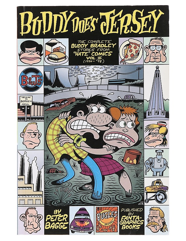 Buddy does Jersey - Bagge, Peter - Sarjakuvat - 10105597902 - 0