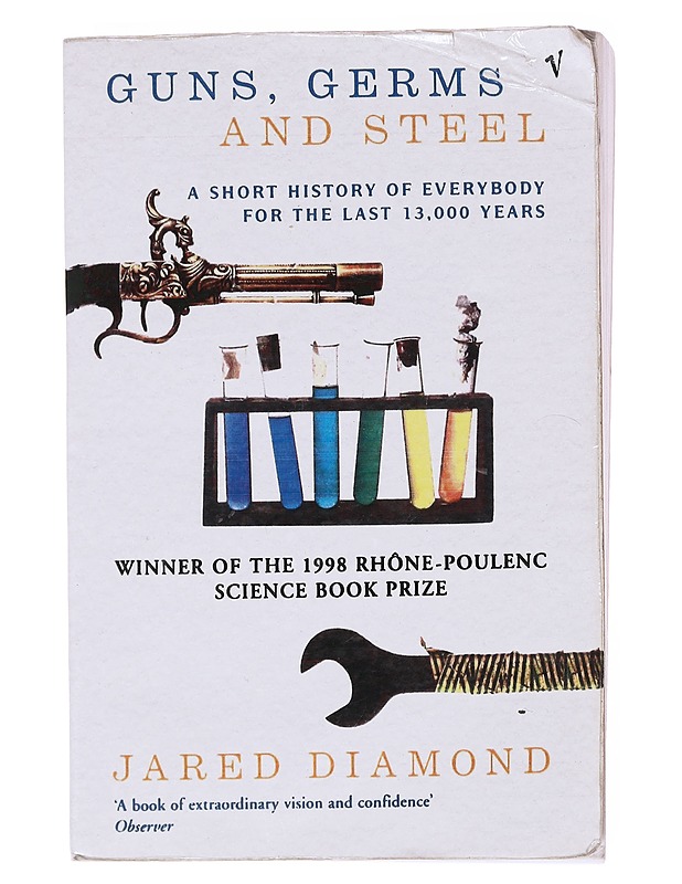 Guns, germs and steel : a short history of everybody for the last 13000 years - Jared Diamond - Historiakirjat - 10105597915 - 0