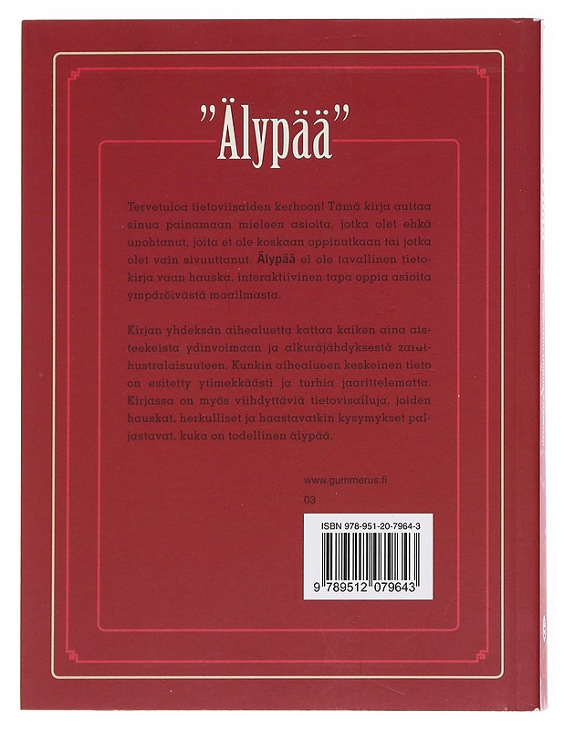 "Älypää" / keskeisen tiedon käsikirja - Susan Aldridge - Tietokirjat ja oppaat - 10105597917 - 1
