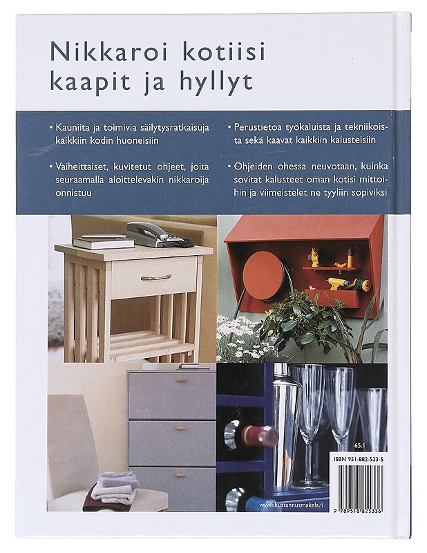 Nikkaroi kotiisi kaapit ja hyllyt - Philip Haxell - Harrastekirjat - 10105597937 - 1