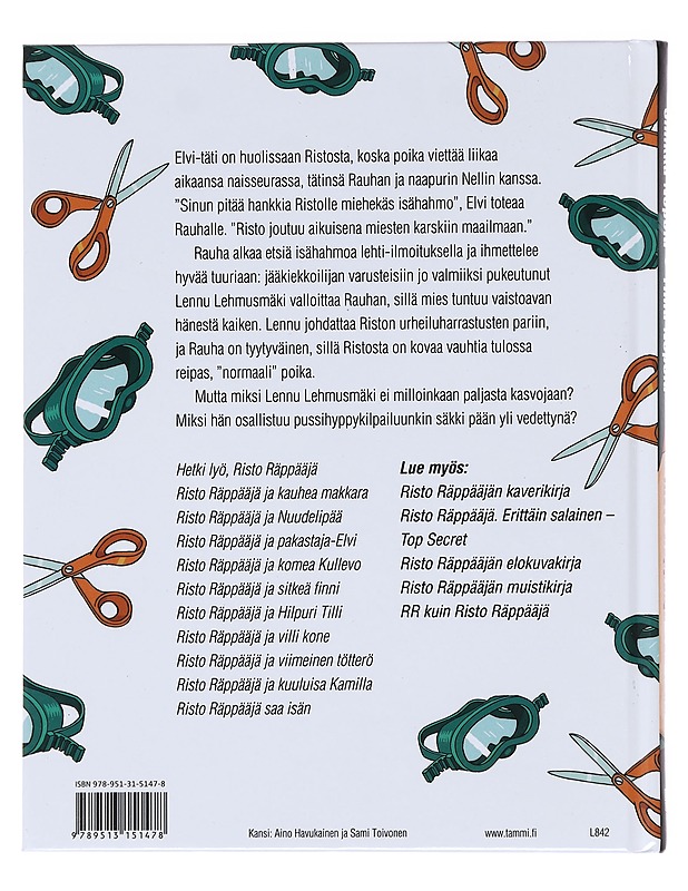 Risto Räppääjä saa isän - Nopola, Sinikka - Lastenkirjat - 10105597947 - 1