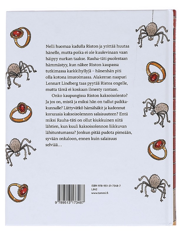 Risto Räppääjä ja kaksoisolento - Nopola, Sinikka - Lastenkirjat - 10105597952 - 1