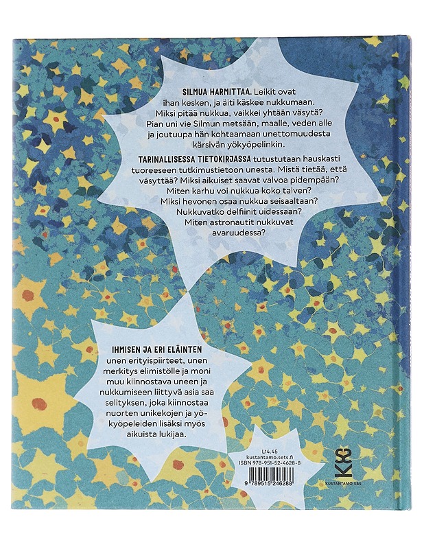Silmät kiinni, Silmu! / asiaa unesta - Urrila, Anna Sofia - Lastenkirjat - 10105597956 - 1