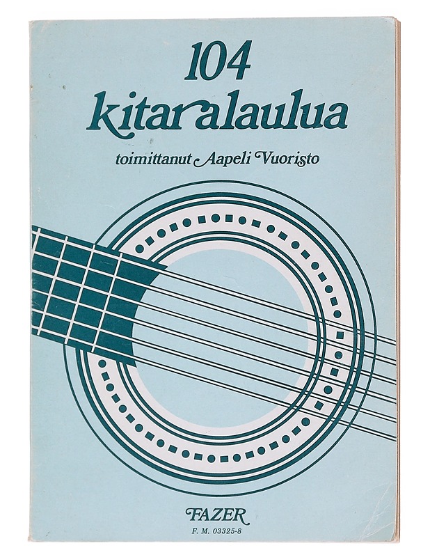 104 kitaralaulua - Aapeli Vuoristo - Harrastekirjat - 10105597989 - 0