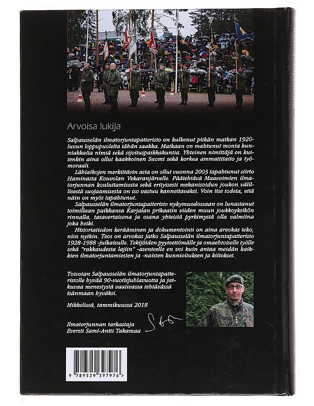 90 vuotta ilmatorjuntaa Kaakonkulmalla : Salpausselän ilmatorjuntapatteristo 1928-2018 - Herranen, Hannu - Tietokirjat ja oppaat - 10105598006 - 1