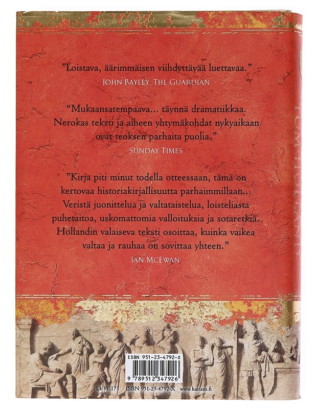 Rubikon / Rooman tasavallan loisto ja rappio - Holland, Tom - Historiakirjat - 10105598004 - 1
