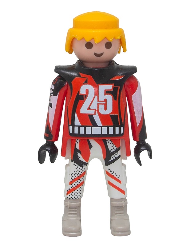 PLAYMOBIL motocross-kuljettaja minifiguuri - Lasten figuurit - 10105598027 - 0