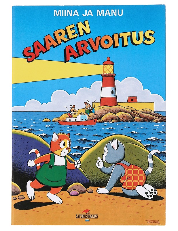 Miina ja Manu saaren arvoitus - Teutori - Lastenkirjat - 10105598026 - 0