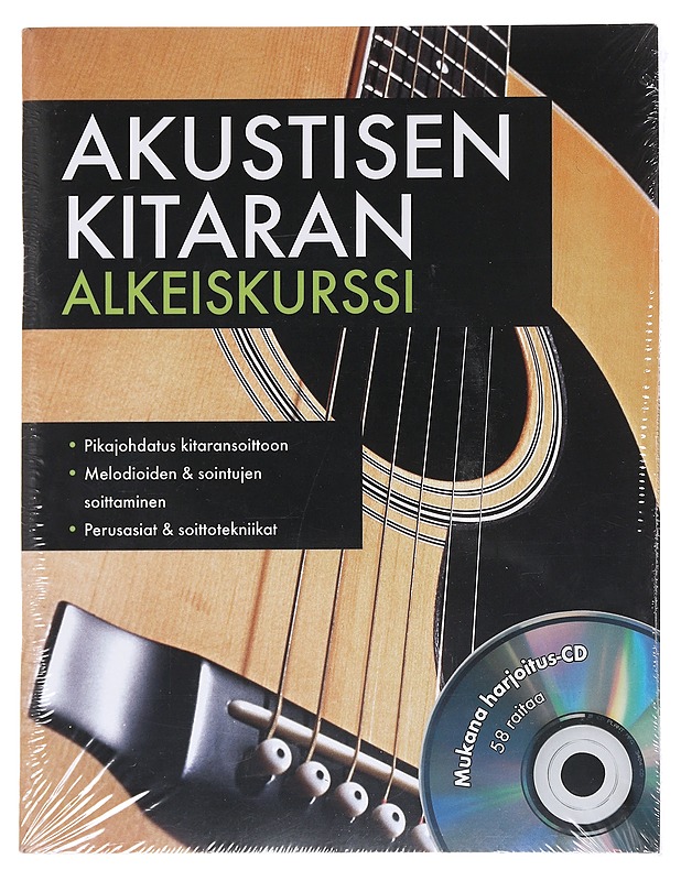 Akustisen kitaran alkeiskurssi : mukana harjoitus-CD - Walter, Frank - Harrastekirjat - 10105598048 - 0