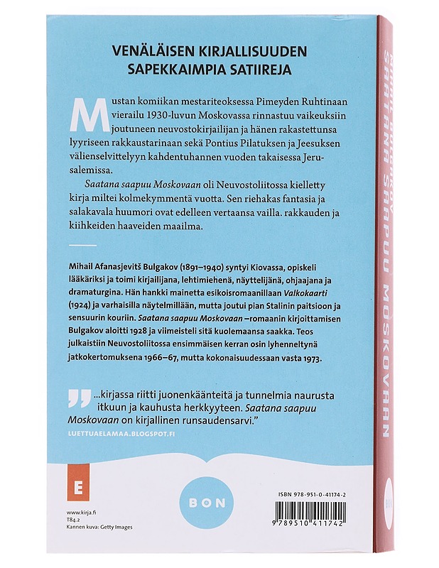Saatana saapuu Moskovaan - Bulgakov, Mihail - Fantasia- ja scifi - 10105598060 - 1