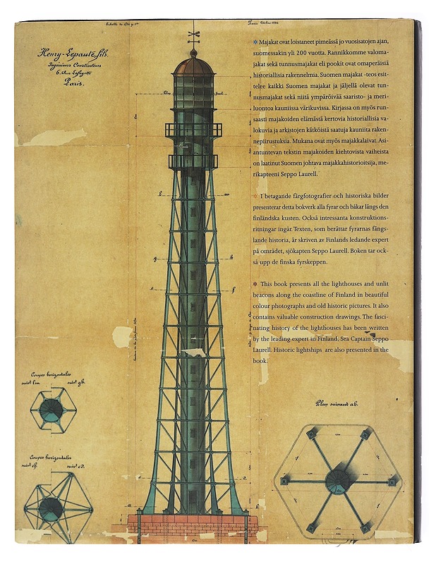Suomen majakat = Finska fyrar = Finnish lighthouses - Seppo Laurell - Historiakirjat - 10105598066 - 1