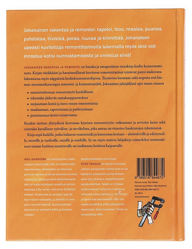 Jokanainen rakentaa ja remontoi - Anu Ahoniemi - Harrastekirjat - 10105598077 - 1