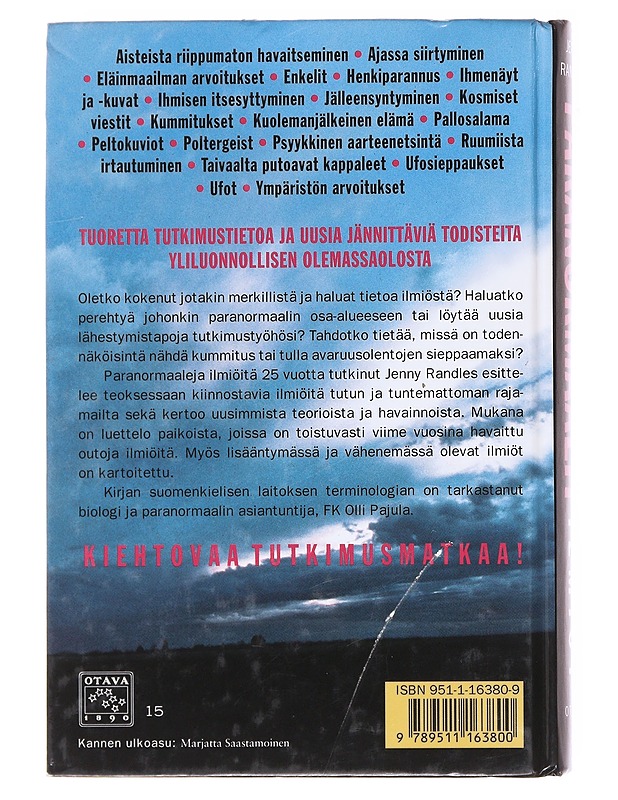 Paranormaalit ilmiöt - Randles, Jenny - Tietokirjat ja oppaat - 10105598088 - 1