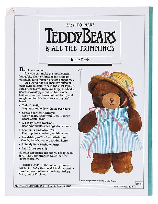 Easy-To-Make Teddy Bears & All the Trimmings - Jodie Davis - Tietokirjat ja oppaat - 10105598092 - 1