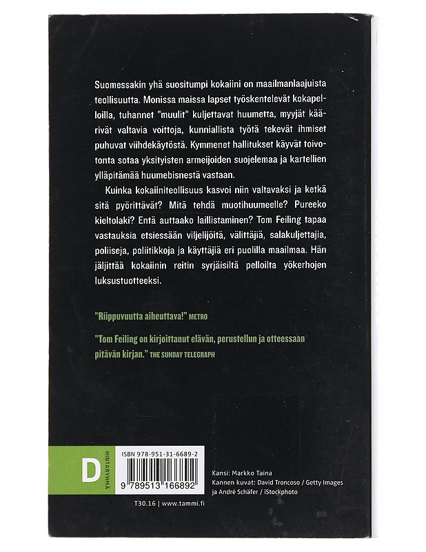 Kuinka kokaiini valloitti maailman - Feiling, Tom - Tietokirjat ja oppaat - 10105598101 - 1