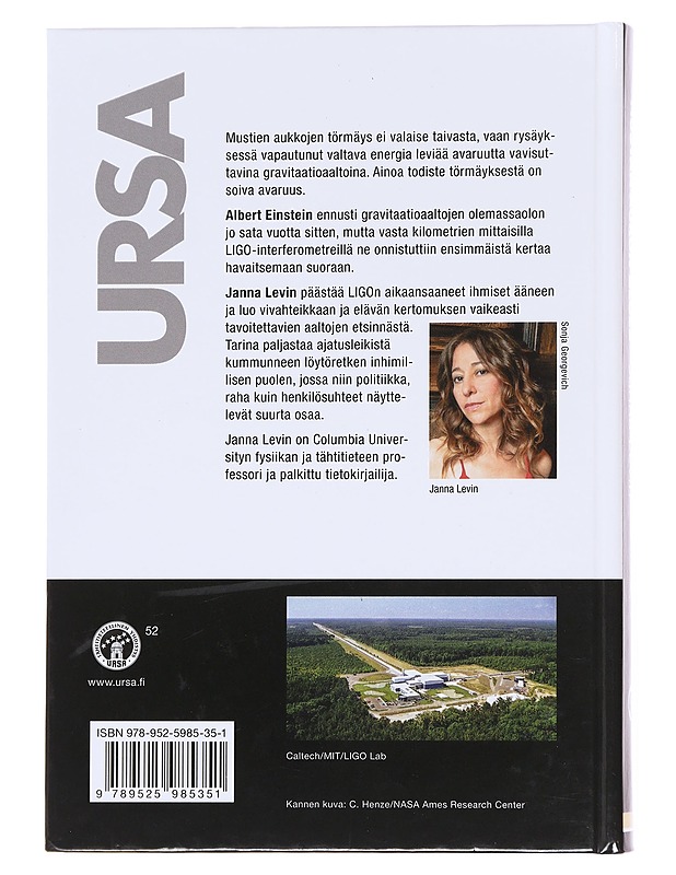 Mustan aukon blues ja muita ääniä ulkoavaruudesta - Janna Levin - Tietokirjat ja oppaat - 10105598103 - 1