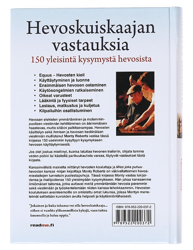 Hevoskuiskaajan vastauksia  - Roberts, Monty - Tietokirjat ja oppaat - 10105598118 - 1