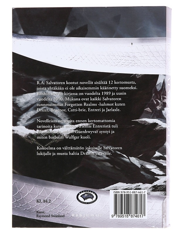 Drizztin legenda -antologia / kootut kertomukset - Salvatore, R. A. - Fantasia- ja scifi - 10105598128 - 1