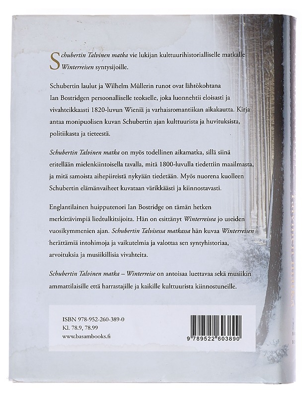 Schubertin Talvinen matka : Winterreise - Ian Bostridge - Elämäkerrat ja muistelmat - 10105598161 - 1