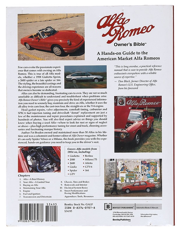 Alfa Romeo Owner's Bible - Braden, Pat - Harrastekirjat - 10105598169 - 1