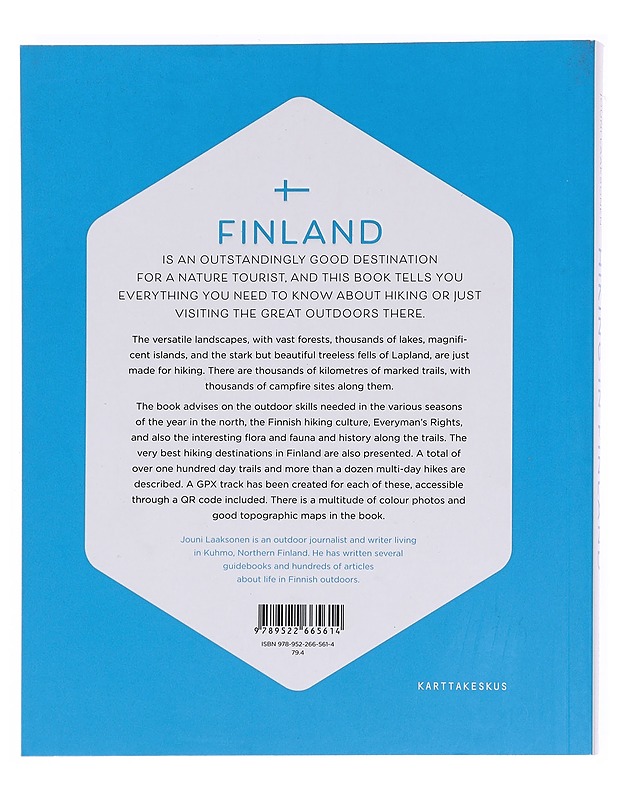 Hiking in Finland : day trips and backpacking expeditions - Laaksonen, Jouni - Matkaoppaat ja sanakirjat - 10105598257 - 1