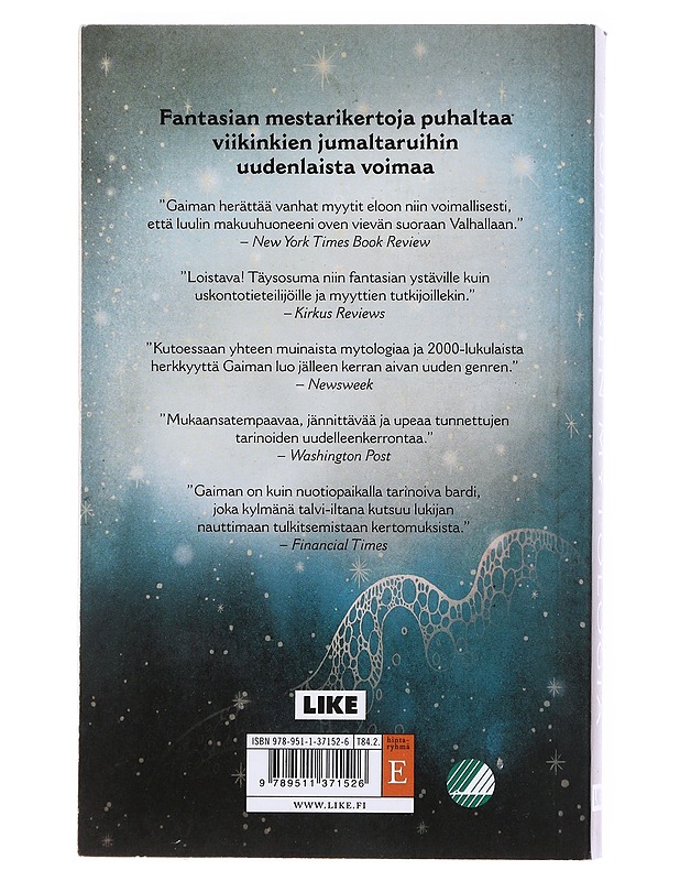 Pohjoisen mytologia - Gaiman, Neil - Fantasia- ja scifi - 10105598265 - 1