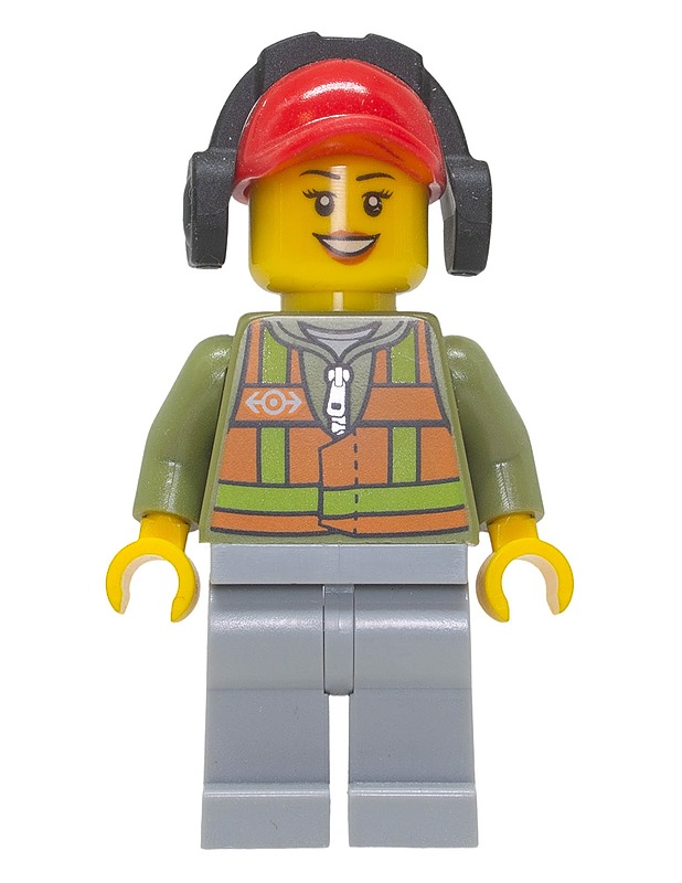 LEGO Train trukkikuljettajatar minifiguuri - Lasten figuurit - 10105598271 - 0