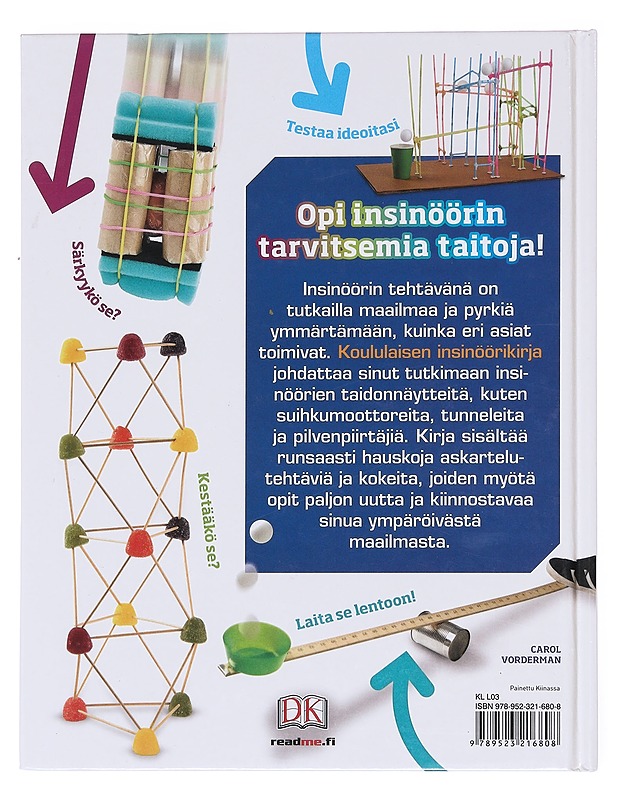 Koululaisen insinöörikirja - Vorderman, Carol - Lastenkirjat - 10105598289 - 1
