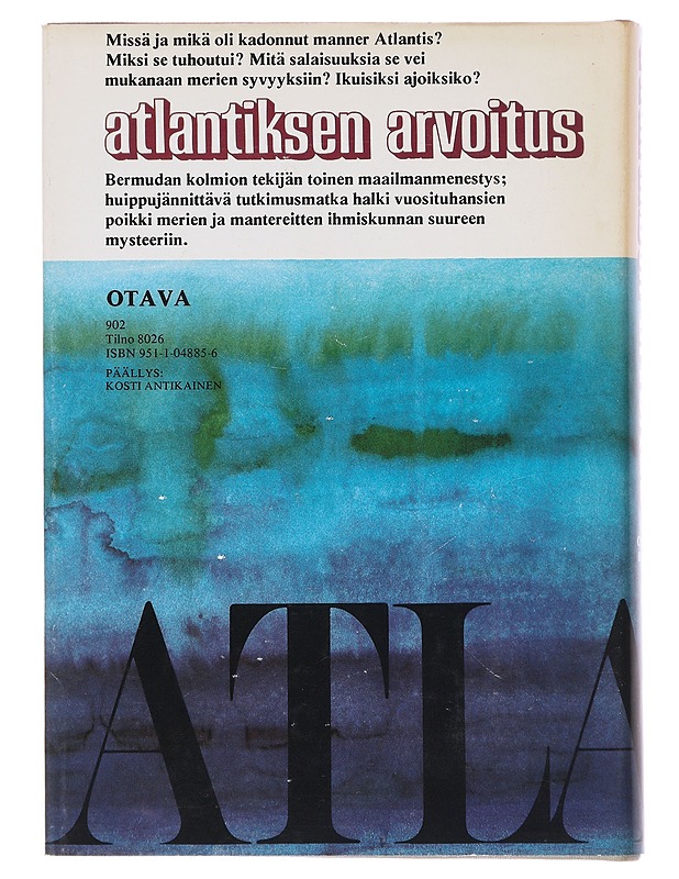 Atlantiksen arvoitus - Berlitz, Charles - Tietokirjat ja oppaat - 10105598288 - 1