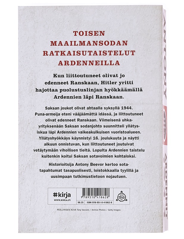 Ardennit 1944 / Hitlerin viimeinen uhkayritys - Beevor, Antony - Romaanit ja novellit - 10105598297 - 1