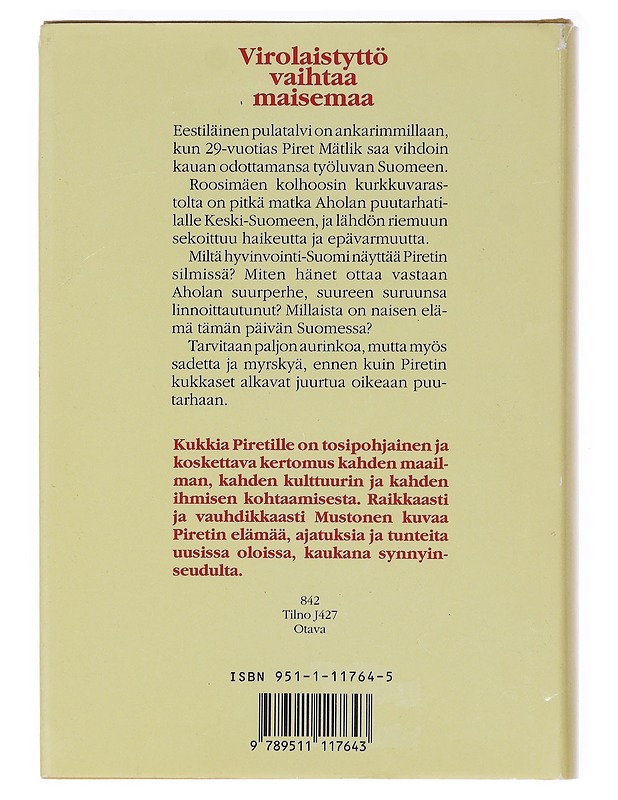 Kukkia Piretille - Mustonen, Enni  - Romaanit ja novellit - 10105598308 - 1