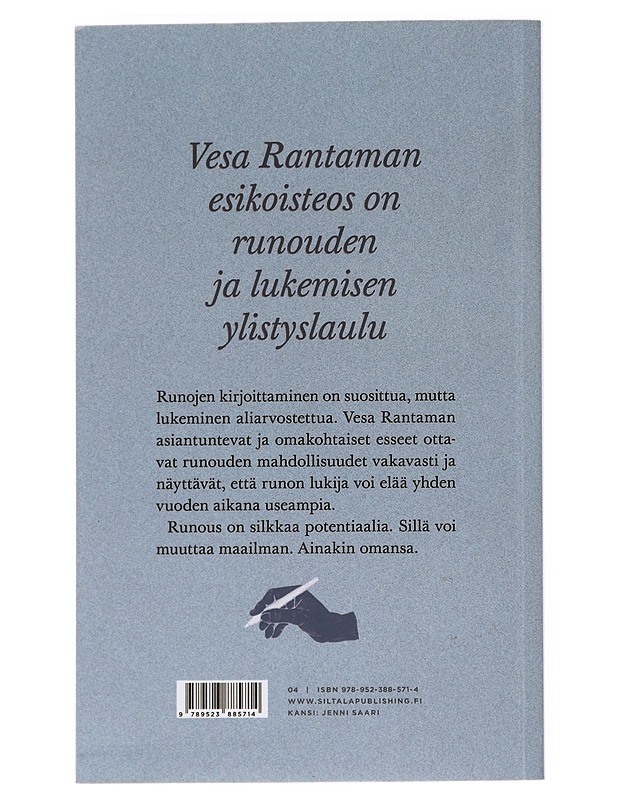 Runominän vuosi / kirjoituksia lyriikasta - Vesa Rantama - Tietokirjat ja oppaat - 10105598332 - 1