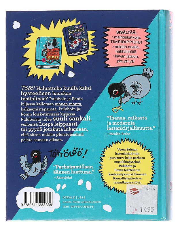 Puluboin ja Ponin kirjat / 1+2 - Salmi, Veera - Lastenkirjat - 10105598339 - 1