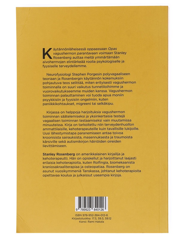 Opas vagushermon parantavaan voimaan - Rosenberg, Stanley - Tietokirjat ja oppaat - 10105598342 - 1