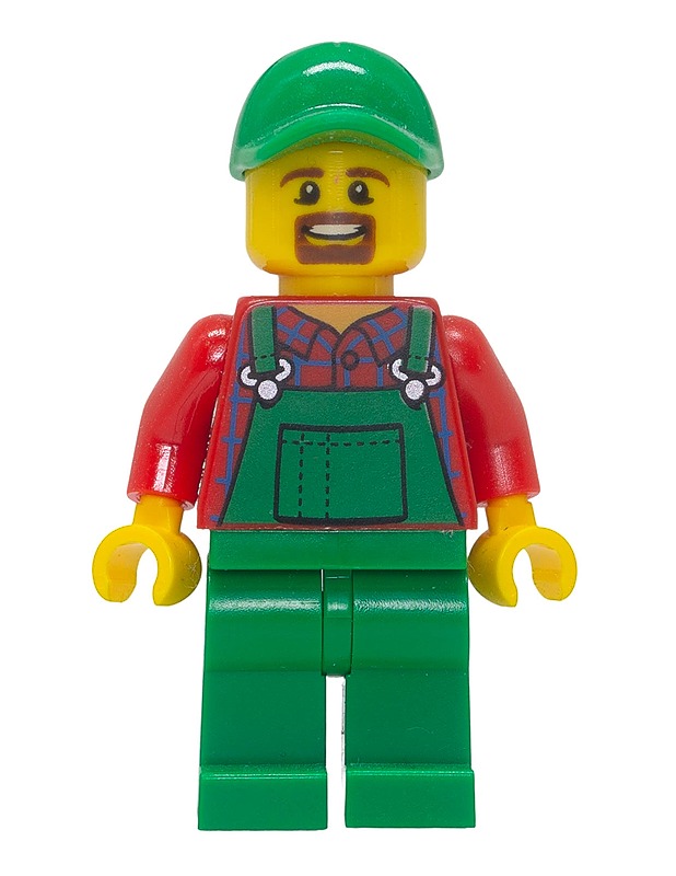 LEGO City Farmer in Green Overalls minifiguuri - Lasten figuurit - 10105598382 - 0