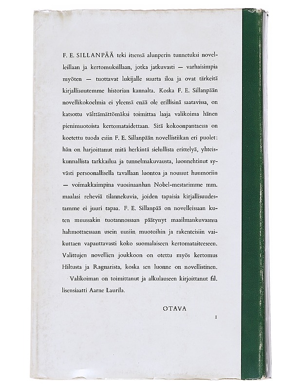 Nobel-Mestarin Novellit, Osa 2 - F.E. Sillanpää - Runot ja näytelmät - 10105598423 - 1