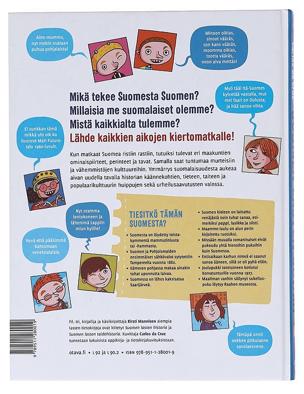 Suomen lasten Suomi - Manninen, Kirsti - Lastenkirjat - 10105598452 - 1