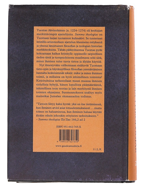 Summa theologiae - Tuomas, Akvinolainen - Tietokirjat ja oppaat - 10105598456 - 1