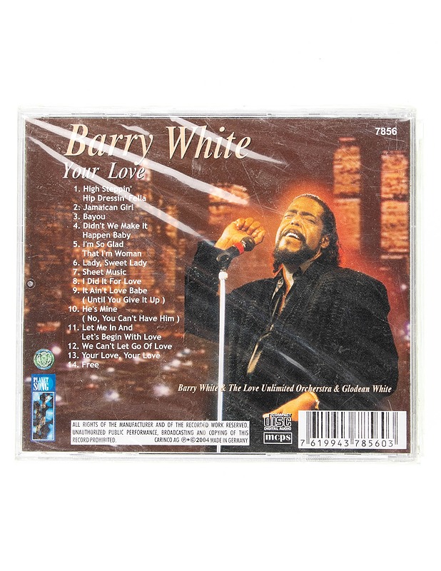 Your Love : Barry White - CD - CD-levyt - 10105598476 - 1