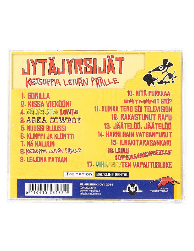 Jytäjyrsijät : Ketsuppia leivän päälle - CD - CD-levyt - 10105598485 - 1