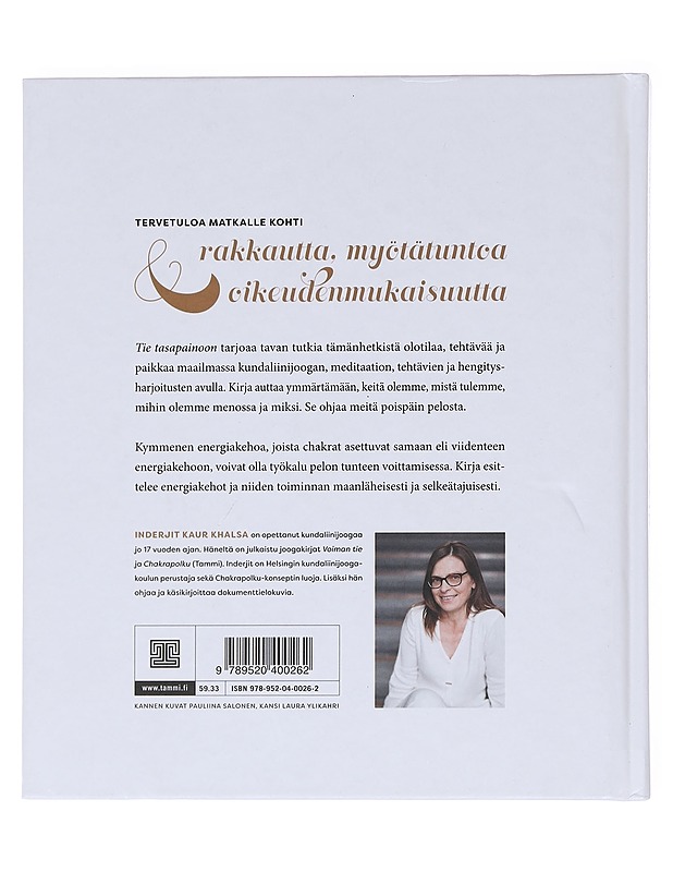 Tie tasapainoon : viiden viikon joogaohjelma pelottomuuteen - Khalsa, Inderjit Kaur - Tietokirjat ja oppaat - 10105598495 - 1