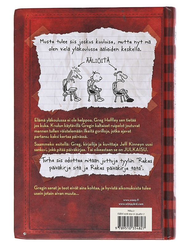 Neropatin päiväkirja / Greg Heffleyn julkaisu - Kinney, Jeff - Nuorten kirjat - 10105598498 - 1