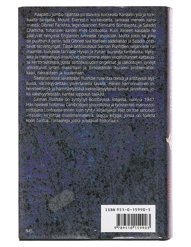 Saatanalliset säkeet - Rushdie, Salman - Romaanit ja novellit - 10105598514 - 1
