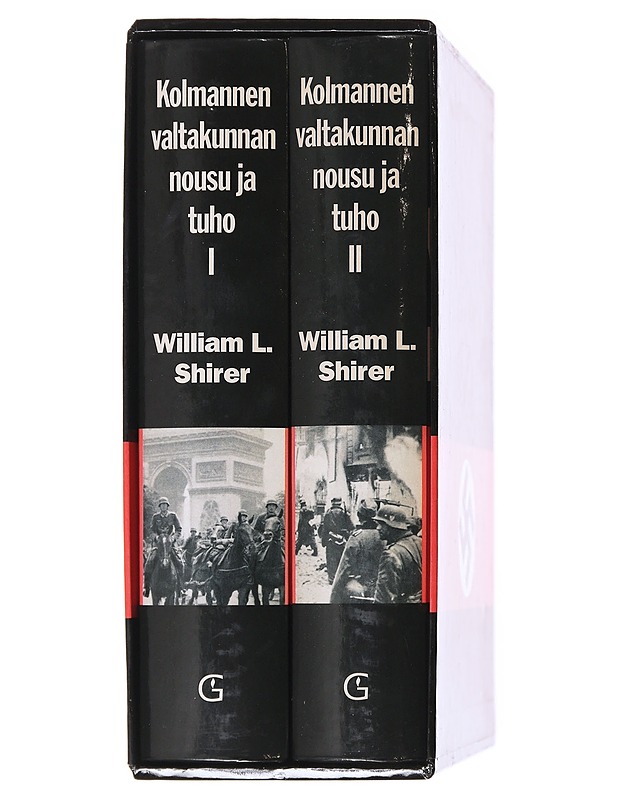 Kolmannen valtakunnan nousu ja tuho : kansallissosialistisen Saksan historia. 1-2 - Shirer, William L. - Historiakirjat - 10105598544 - 1