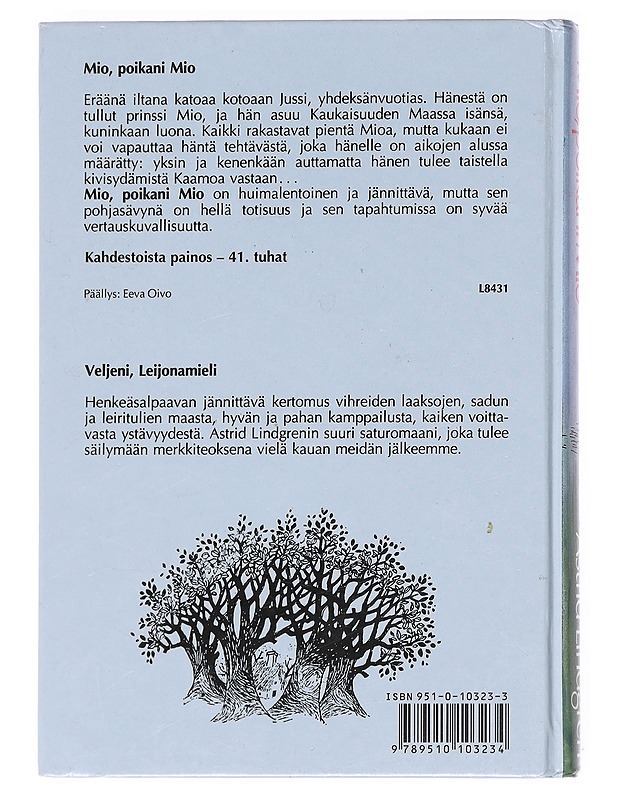 Mio, poikani Mio - Lindgren, Astrid - Lastenkirjat - 10105598547 - 1