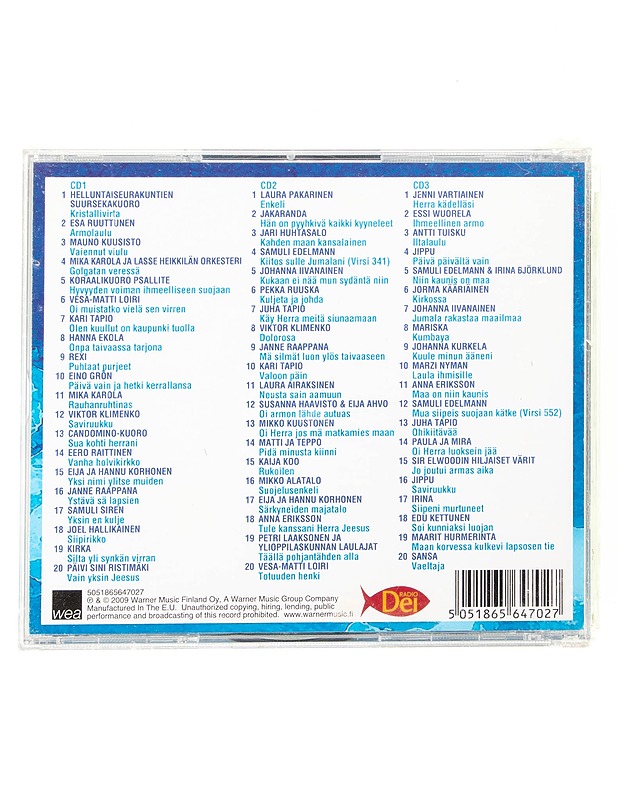 Kaikkien Aikojen Hengelliset Laulut : 60 Kauneinta - CD - CD-levyt - 10105598550 - 1